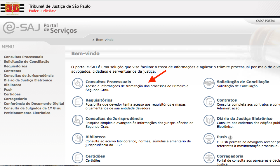 Advogado online e-saj São Paulo